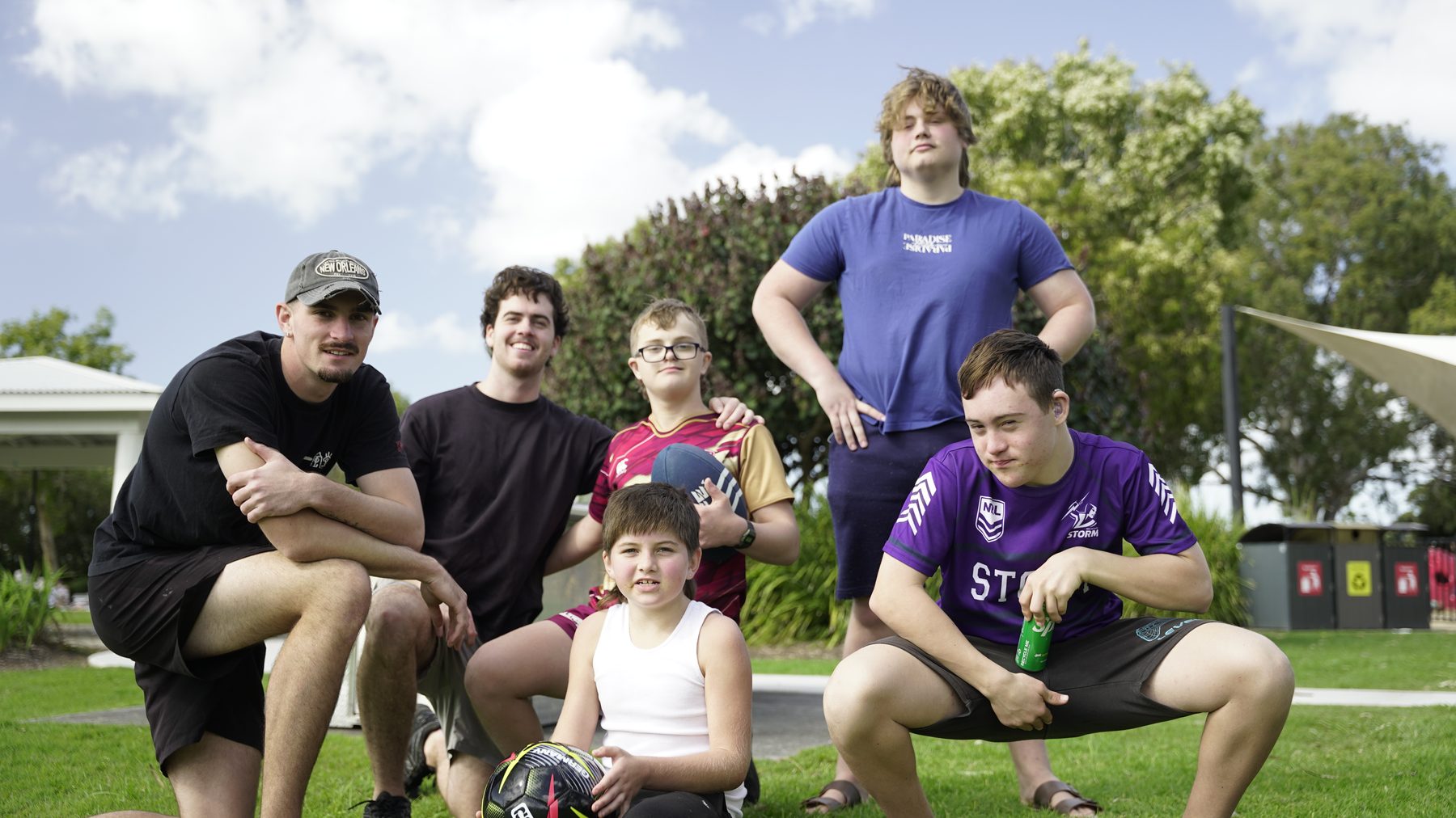 Bro Care support workers and participants together at a community catch-up